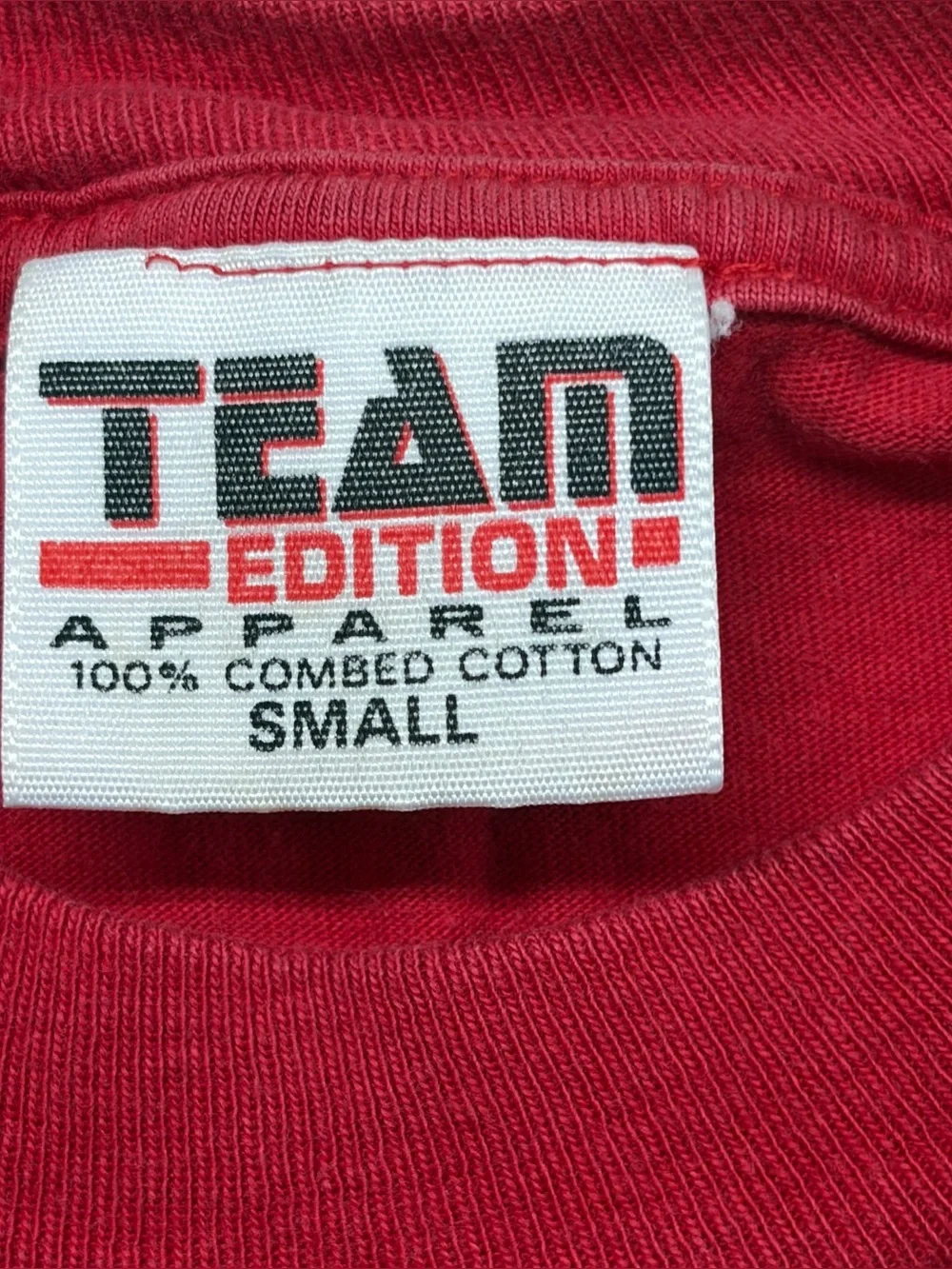 Vintage 90s UNLV Runnin Rebels T Shirt Small Red Single Stitch Team Edition